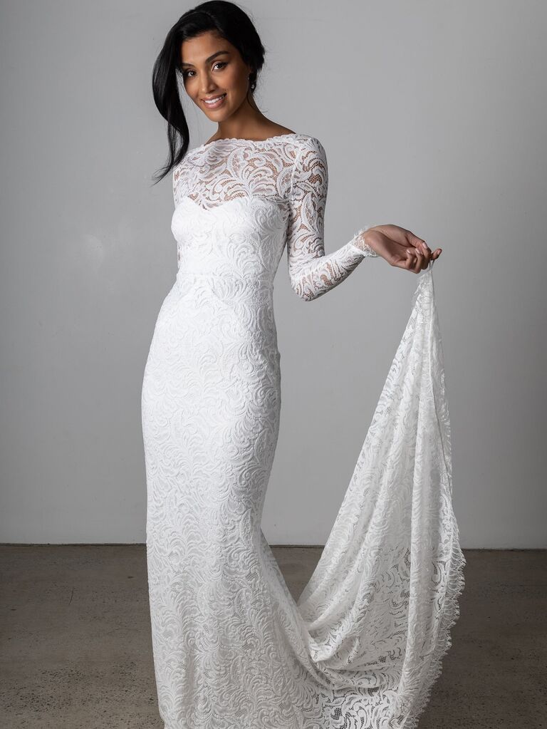 Long Sleeve Gowns - Wedding Dresses – Grace Loves Lace CA