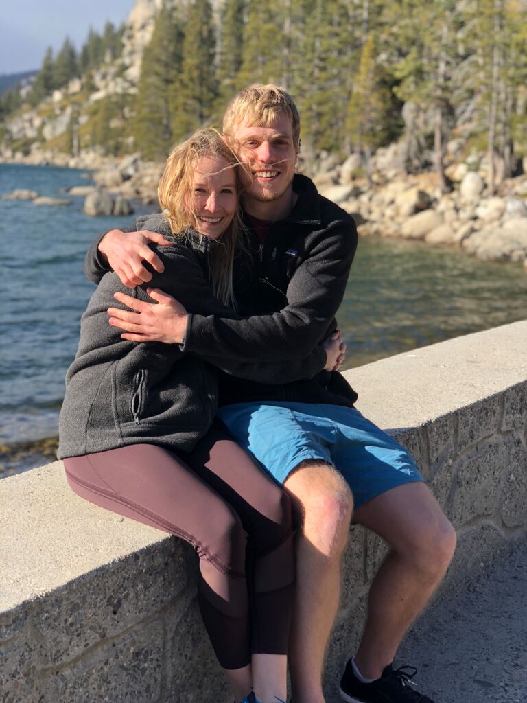 Allison and Michael reconnected while they were in grad school. Michael was in Norway finishing his Master's, and Allison was in her third year of vet school in Davis.