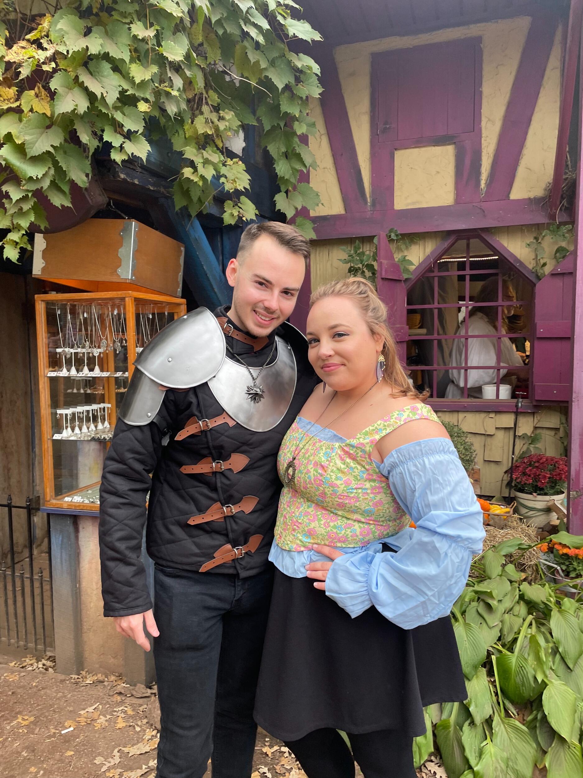 Jon introduced Maddie to the Renaissance Festival along with many other new Board Games, Movies, Books and shows.  