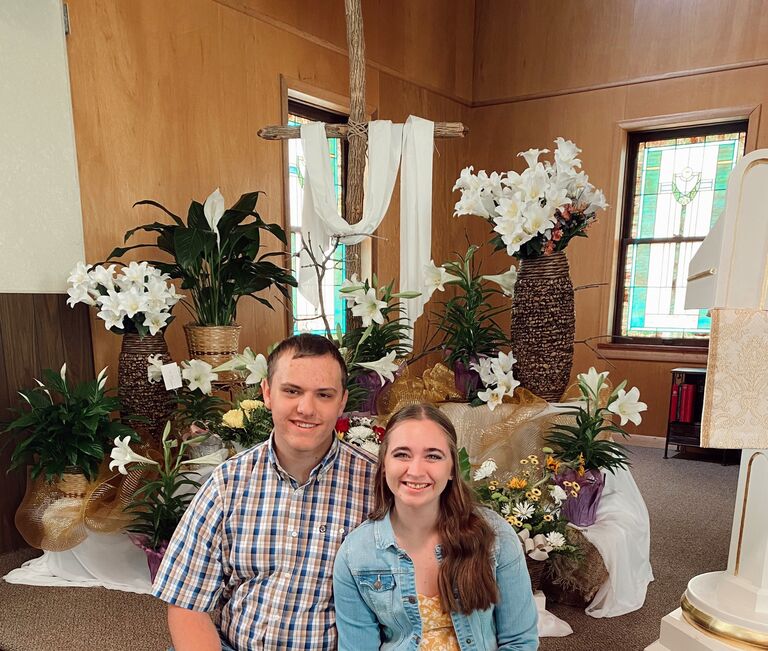 Spent Easter in Smith Center with Jarek's family. 