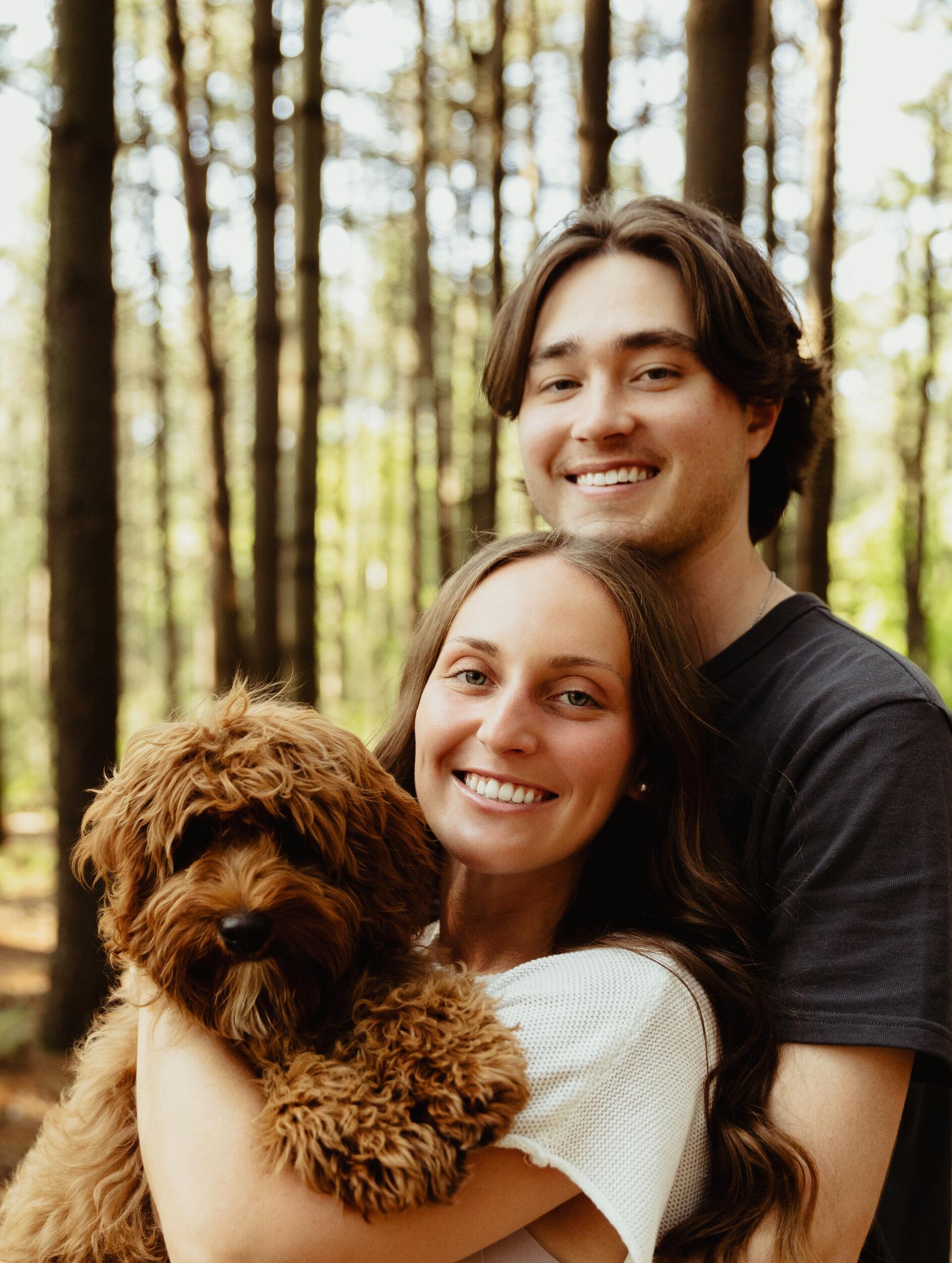 Engagement Photos with our Baby!