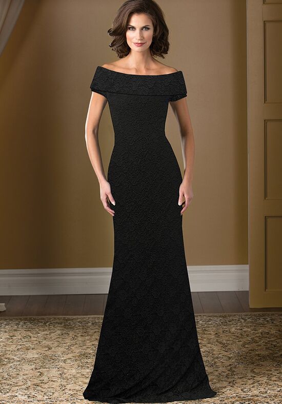 black mother of the bride dress