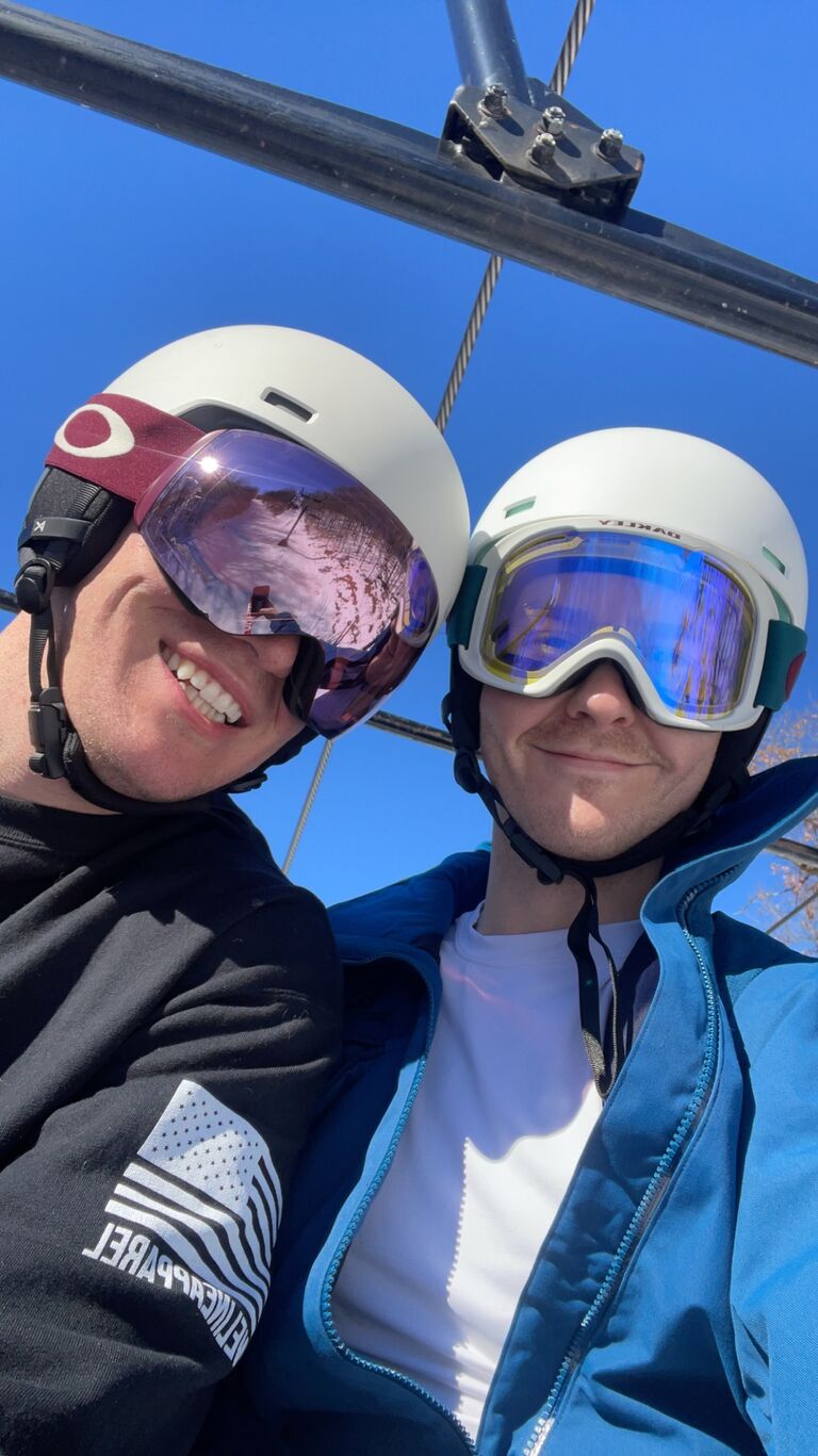 Skiing at Loveland, Colorado
