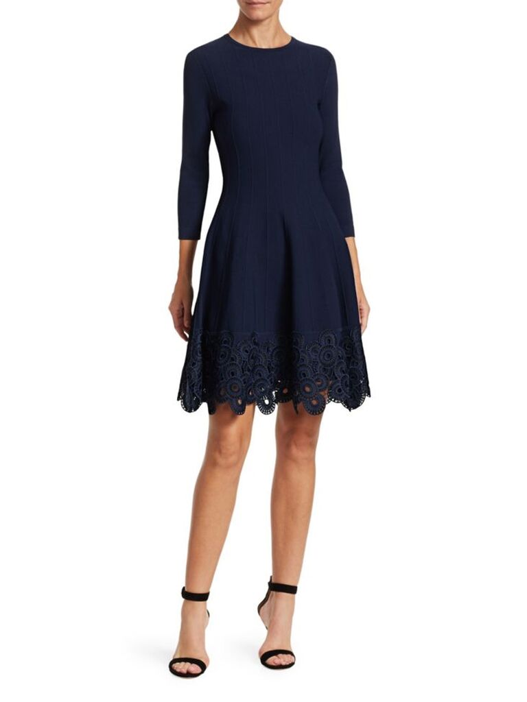 navy fall dress