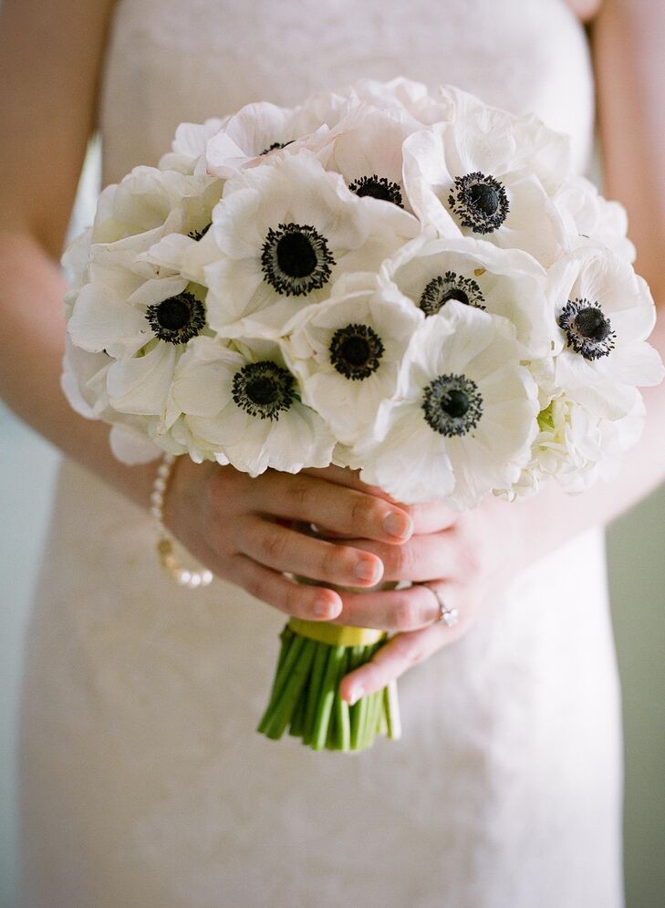 Anemone Flower Bouquet | Bride Bouquets White, Wedding Flower