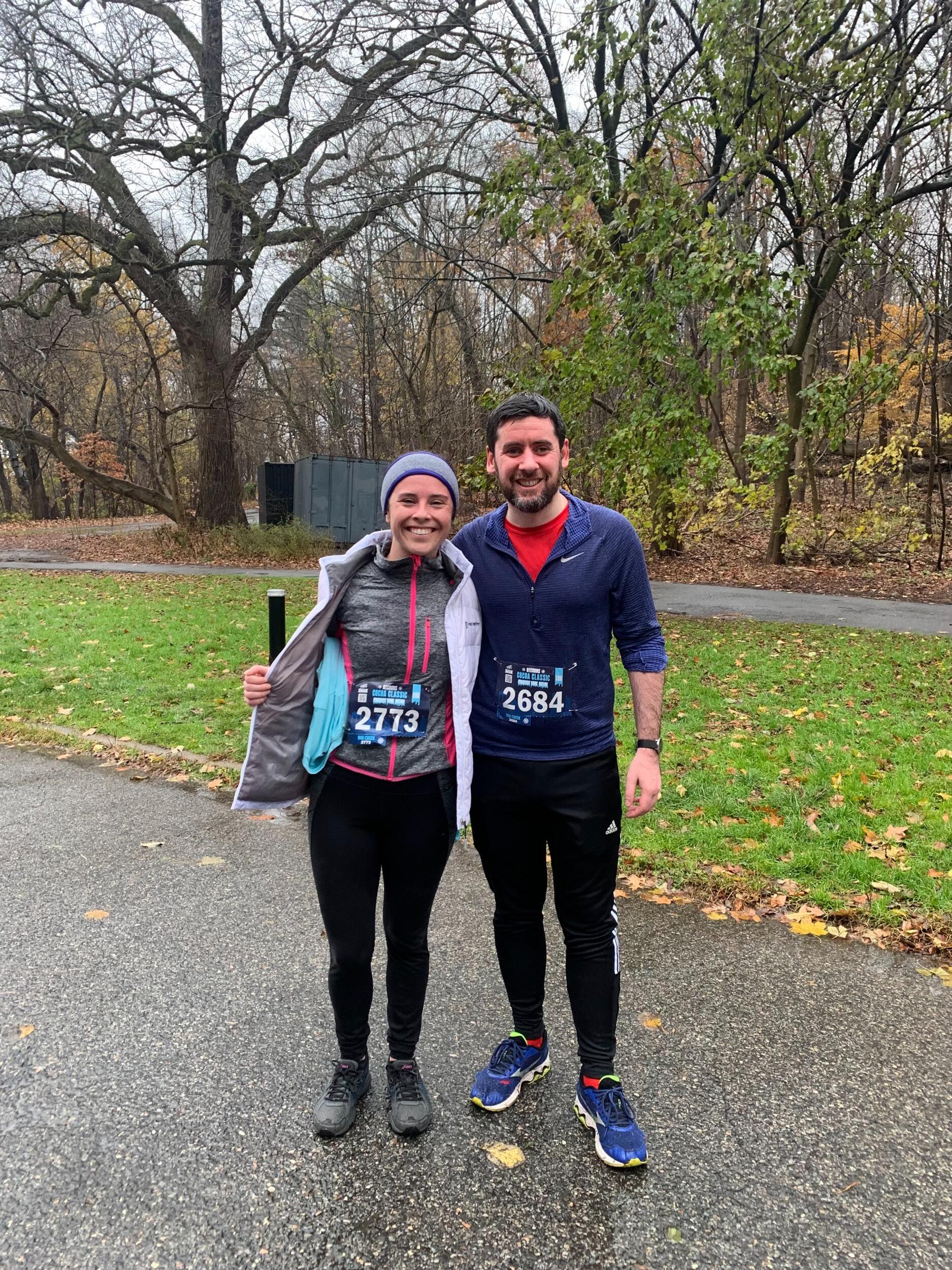 Donal and Danielle run their first 10k.