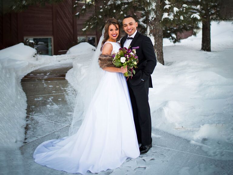 outdoor wedding in Bismark, North Dakota