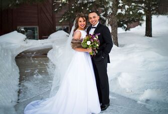 Outdoor wedding in Bismark, North Dakota