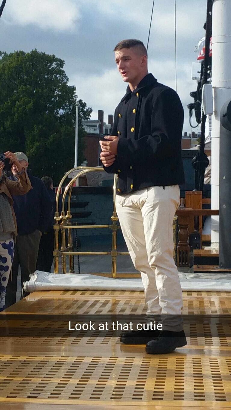Casey was stationed on the USS Constitution during the beginning, while Marissa finished her Bachelors Degree. Little did we know, 8 years later we would be saying our vows on that same ship.