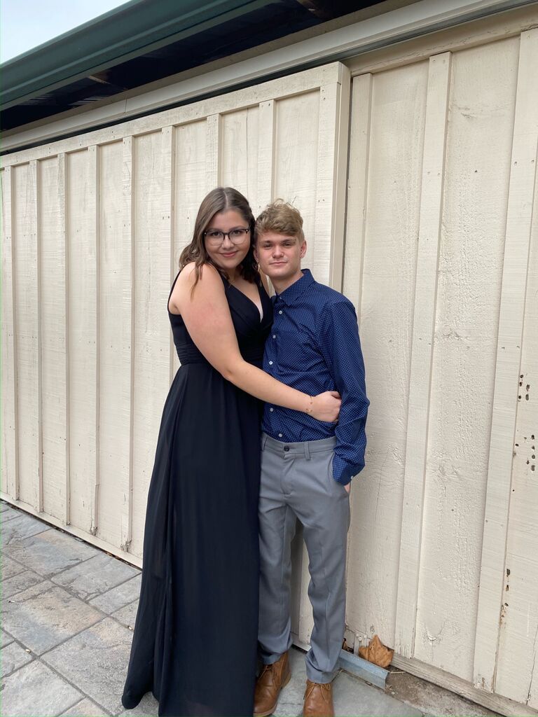 The first wedding we attended together.
