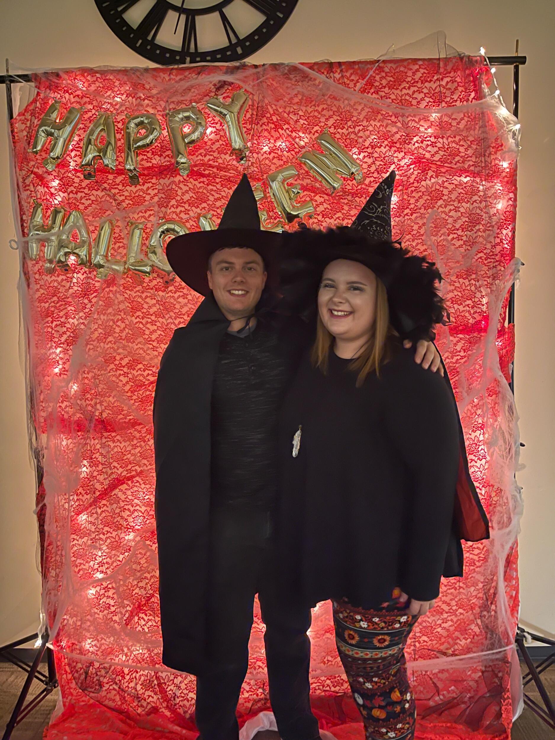 Our first Halloween party -  at Cleveland University.