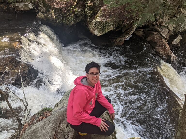 Wachonah Falls State Park in Dalton, MA. This was the first stop on our mini road trip through Western MA, NY, and VT
