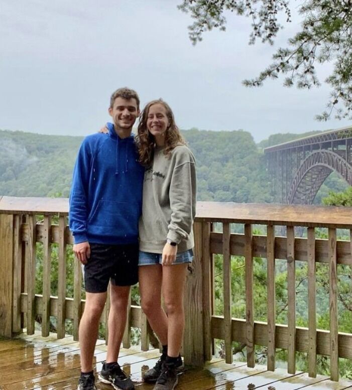 While Liberty was an amazing experience, Shari decided to switch careers to Occupational Therapy which Liberty did not offer, so began Shari and Nicks experience of long-distance dating, but with that came fun trips to new places like New River Gorge in West Virginia. 