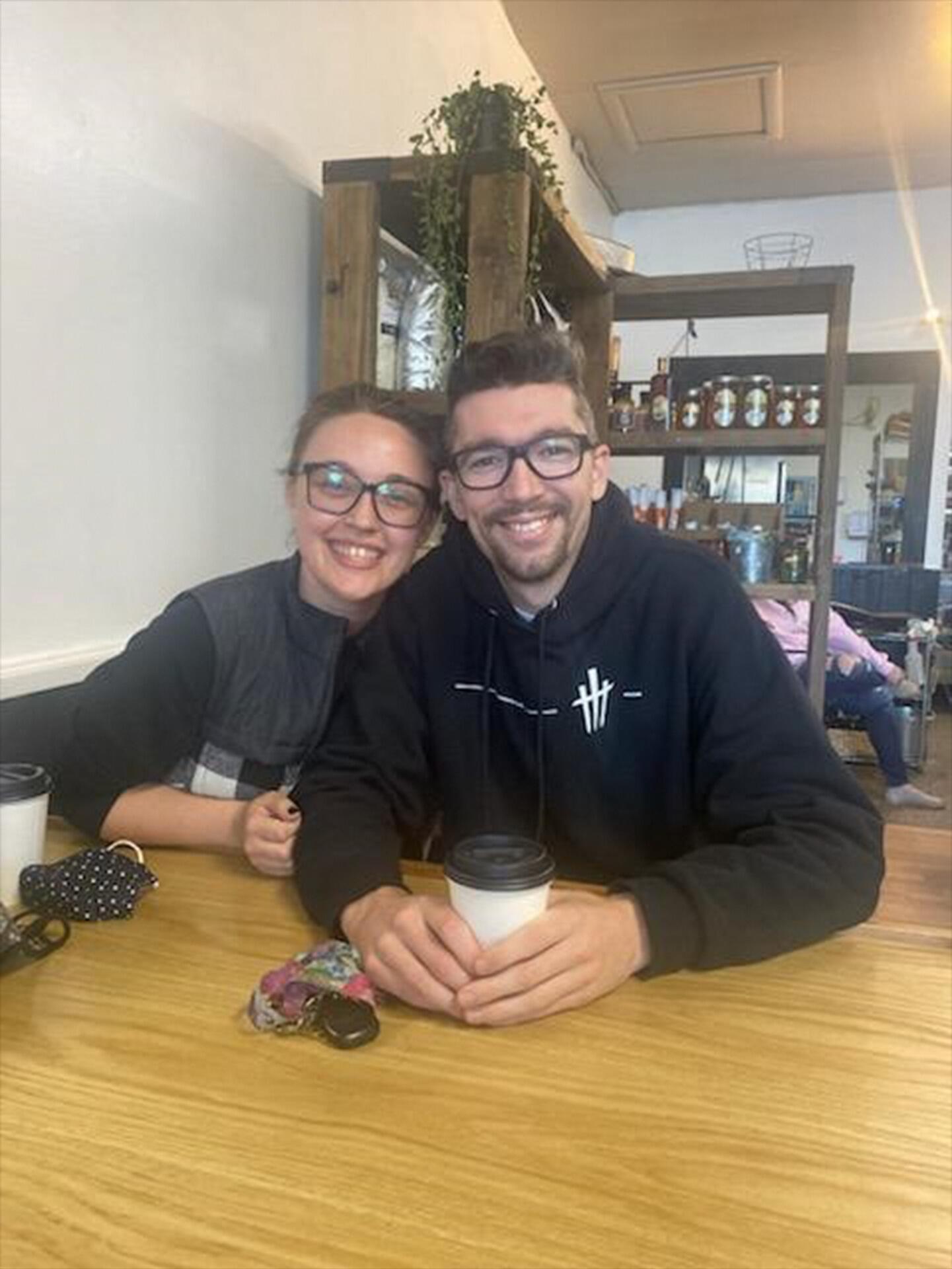 Our first photo together :) 