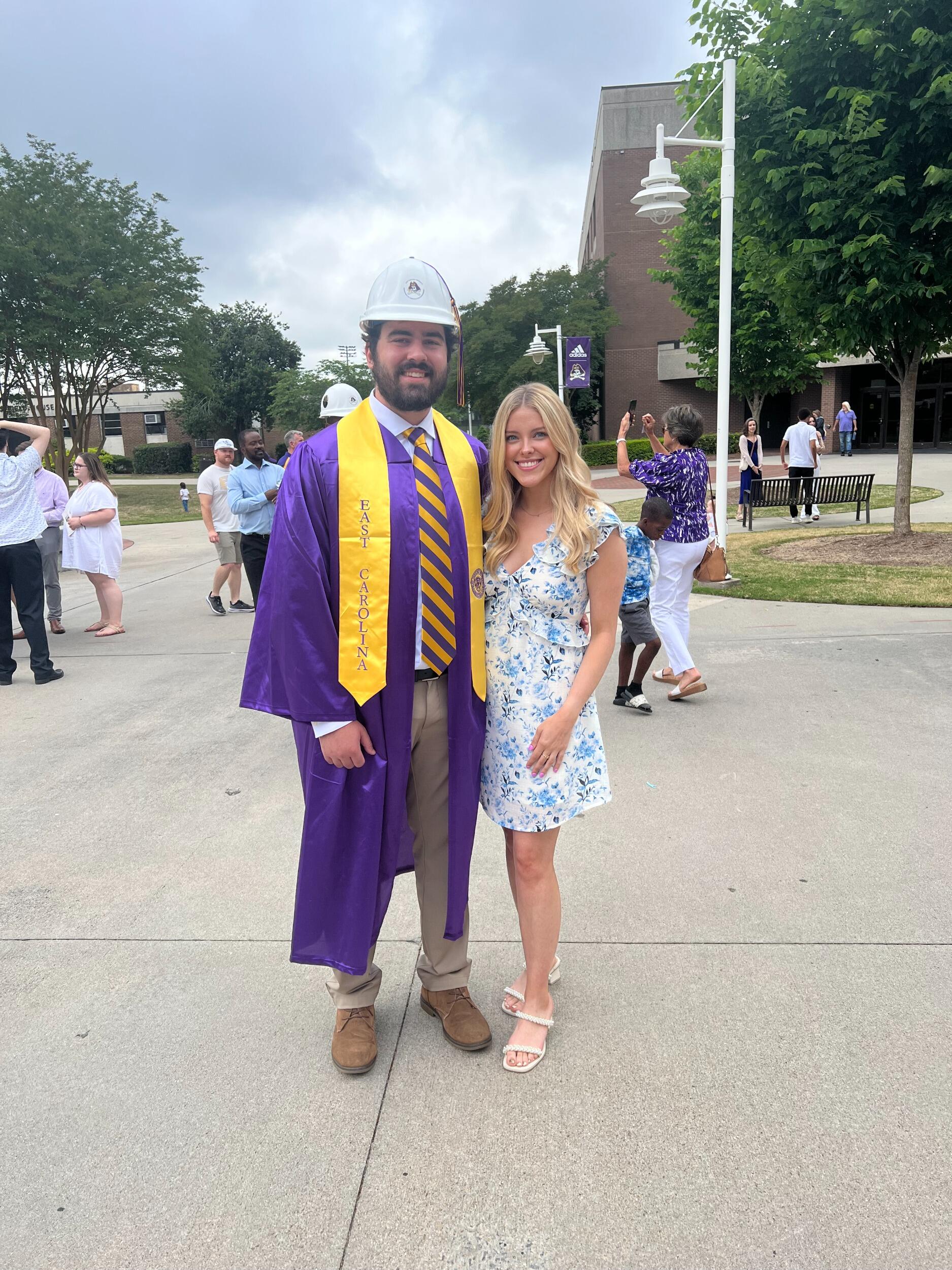 Christian's ECU graduation!