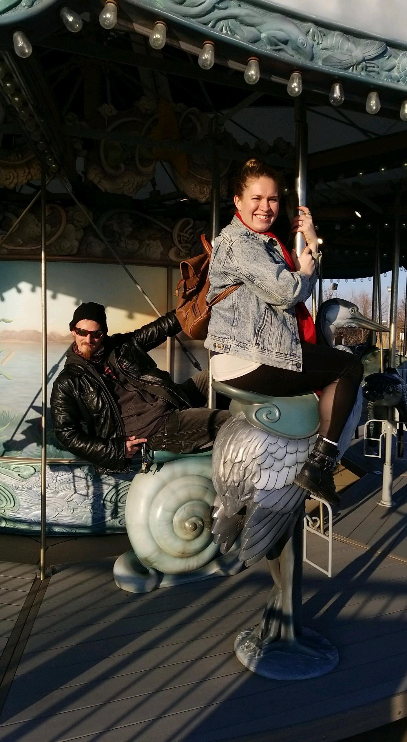 We spent the day riding scooters and exploring downtown Detroit. 
