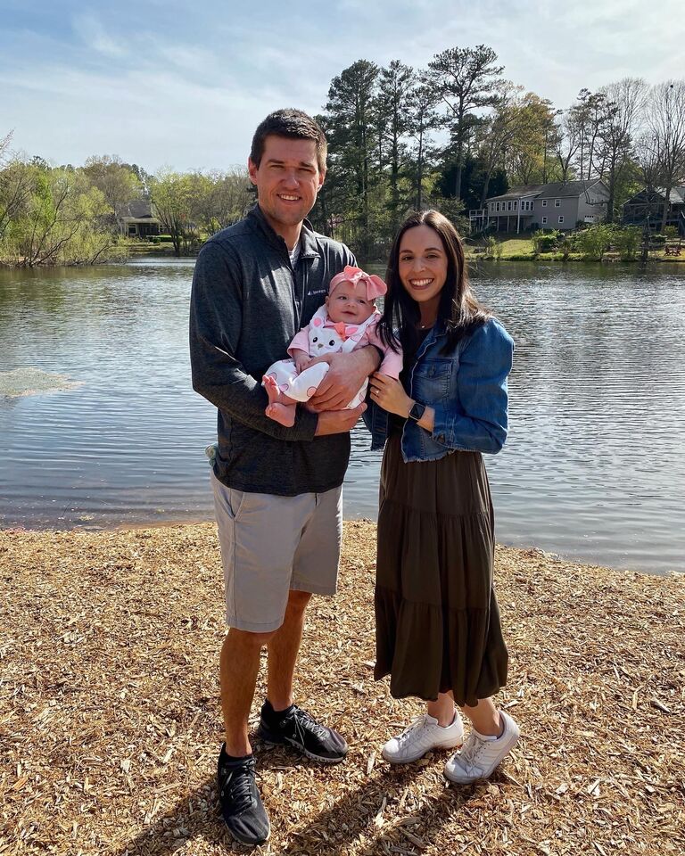 The day we took Ava to meet the Easter bunny for the first time!