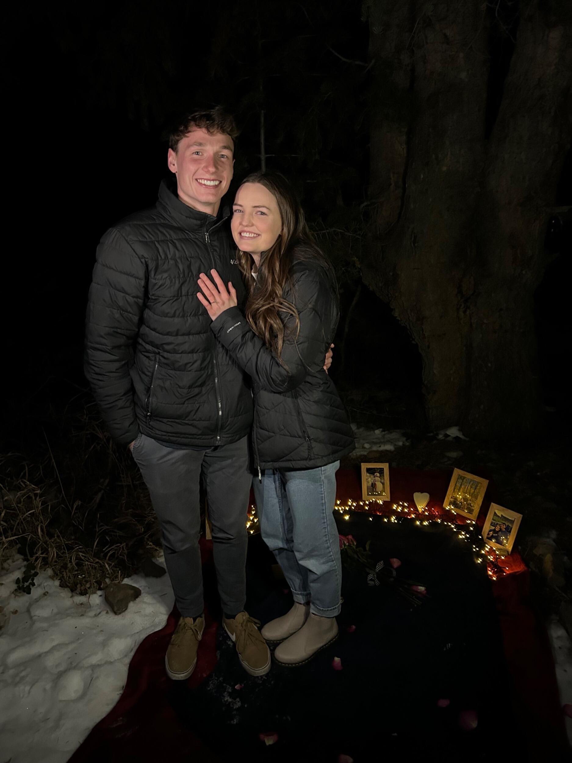 We got engaged!