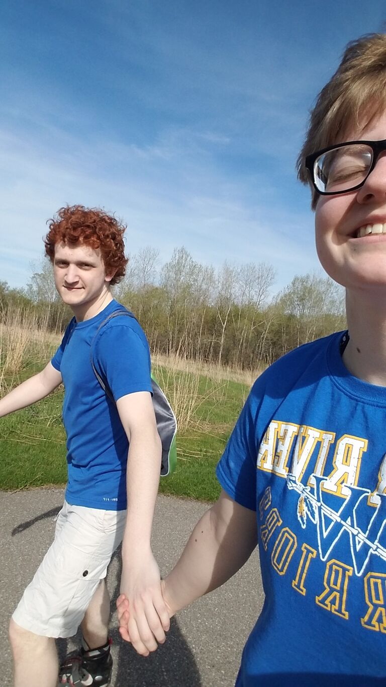 When we were in high school (and a bit in college) we used to go rollerblading together. Max was always way better than me, but I never minded much.