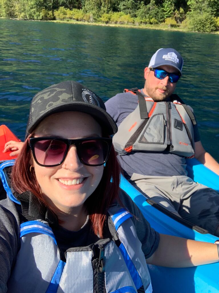 Kayaking on Lake Crescent