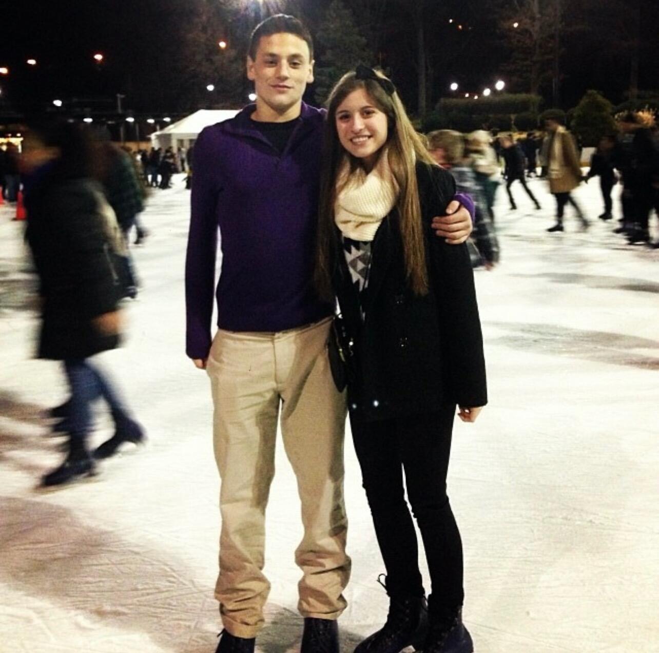 First "date" iceskating in Central Park.

