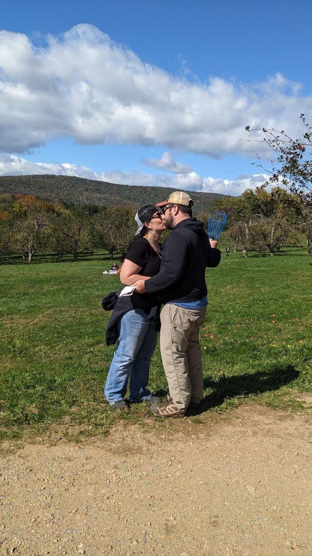 "No wait! Kiss! Kiss!" ~ Mom trying to get this photo