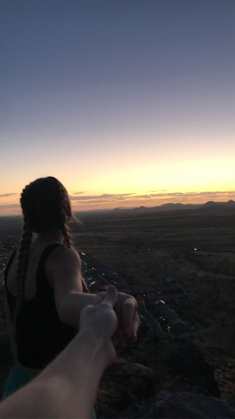Our first date hiking in West Wing! 
