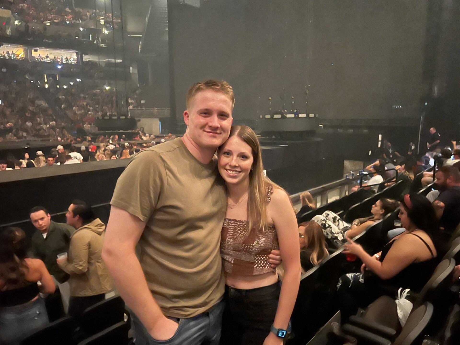 Max surprised Sarah with great tickets to see Post Malone in Omaha! This was our first concert road trip