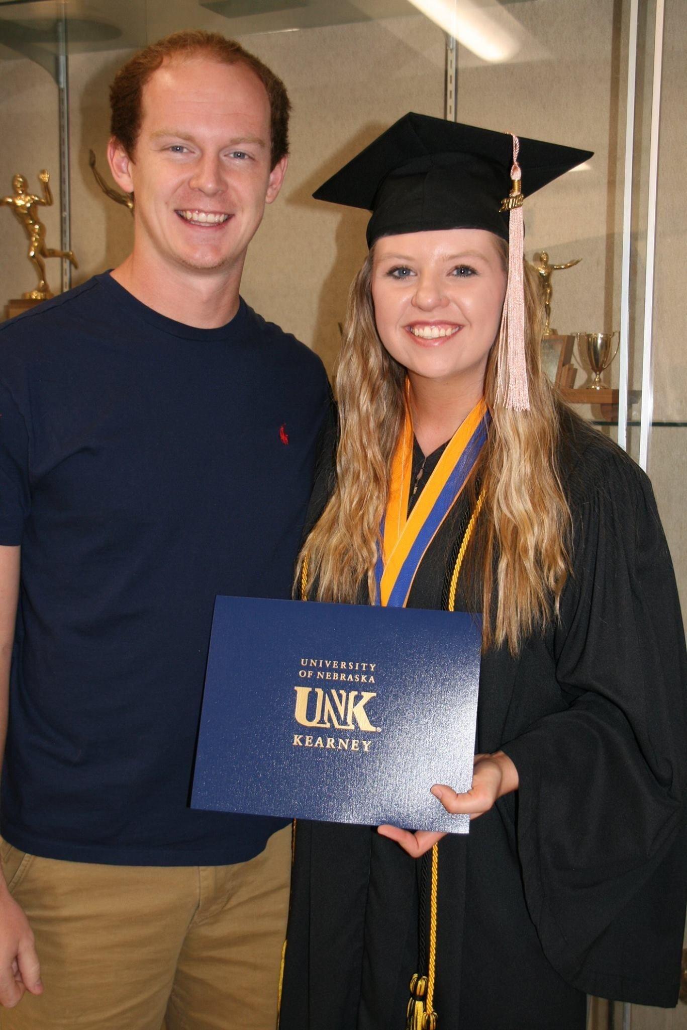 Tori graduated from UNK.