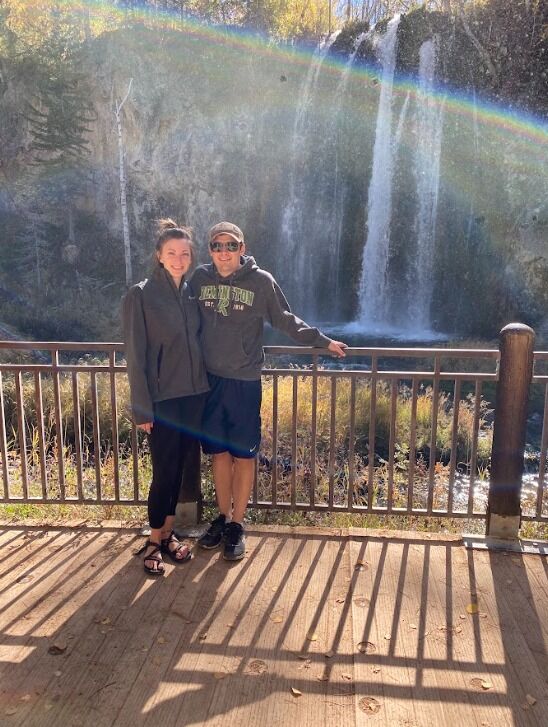 Spearfish Canyon in the fall before the waterfalls freeze.