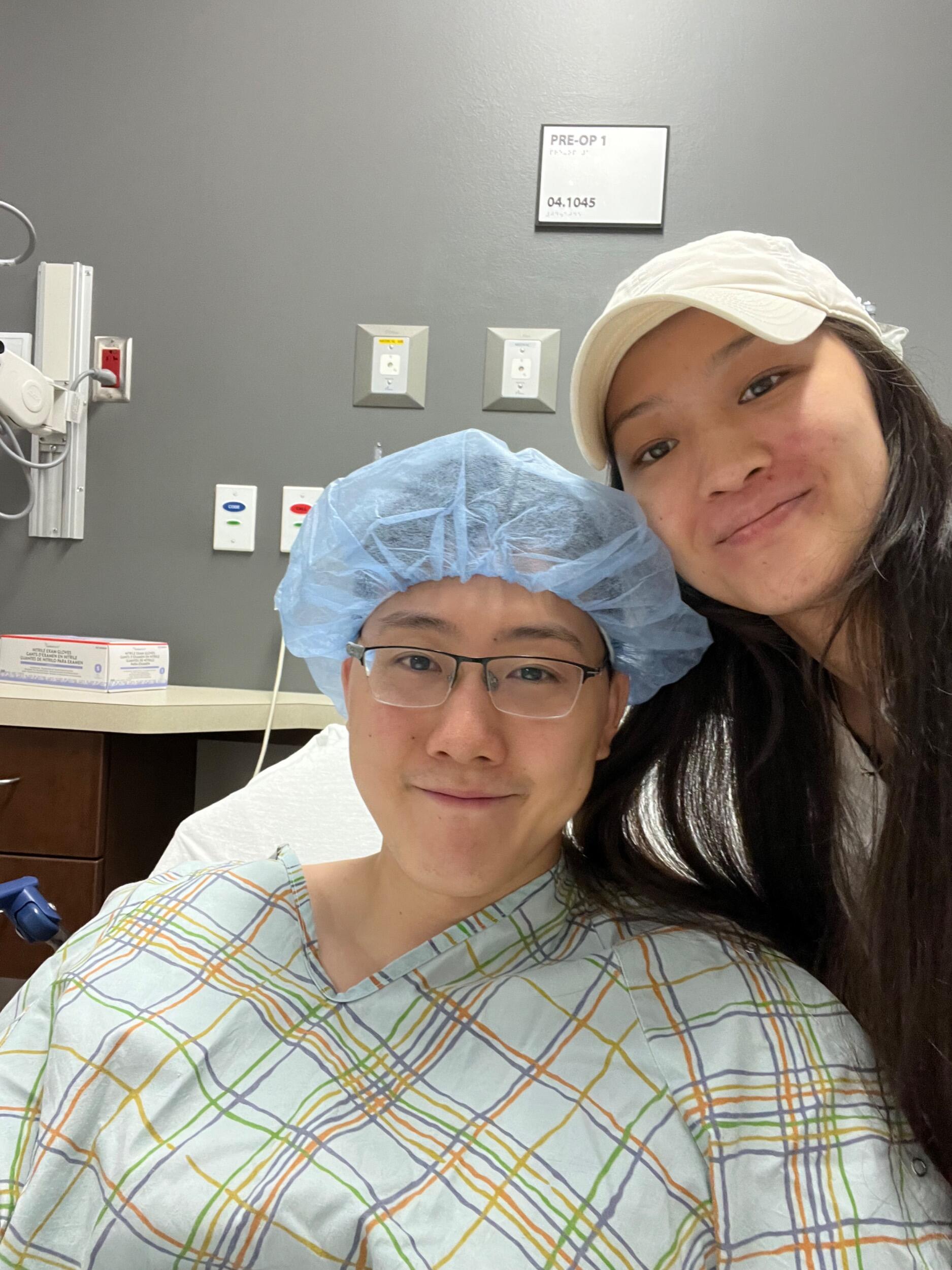 In sickness and in health came early - John’s unexpected surgery