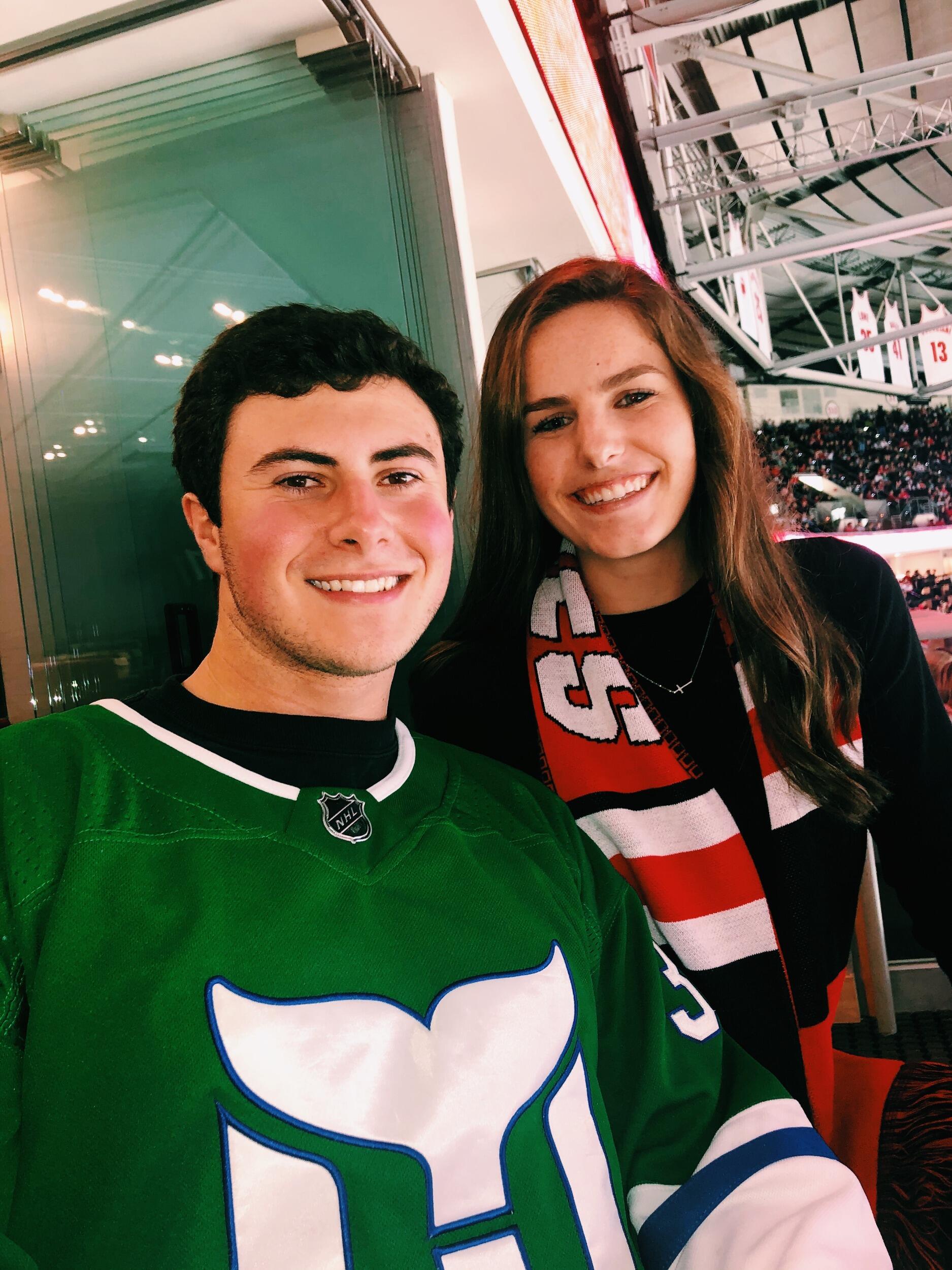 First canes game for Cameron's 20th birthday!