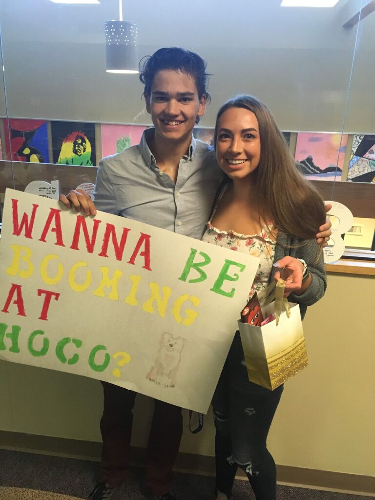 Pat asking Meghan to Homecoming