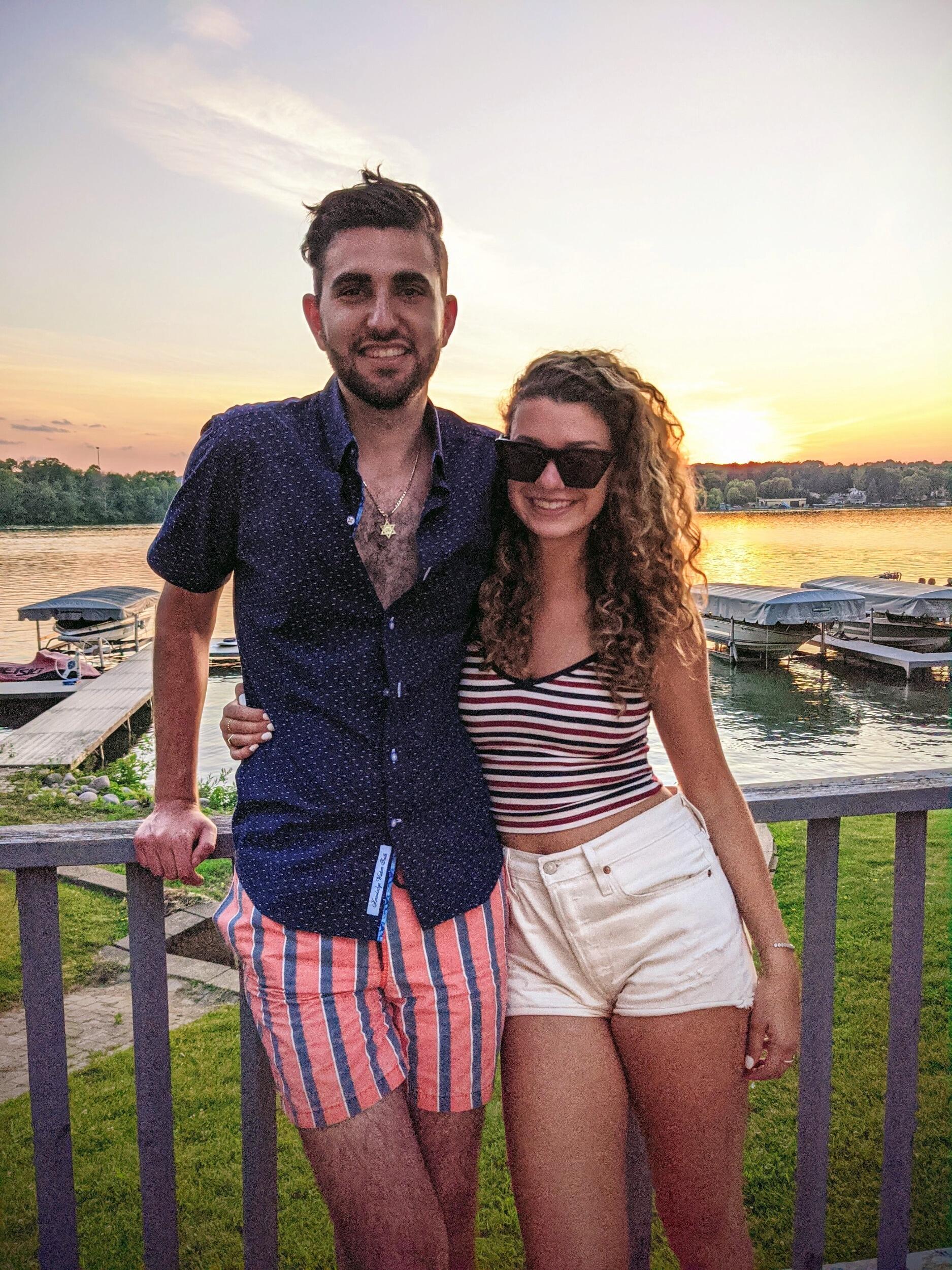Andrew's first trip to West Bend, WI where Ellie's family has a summer lake house. 