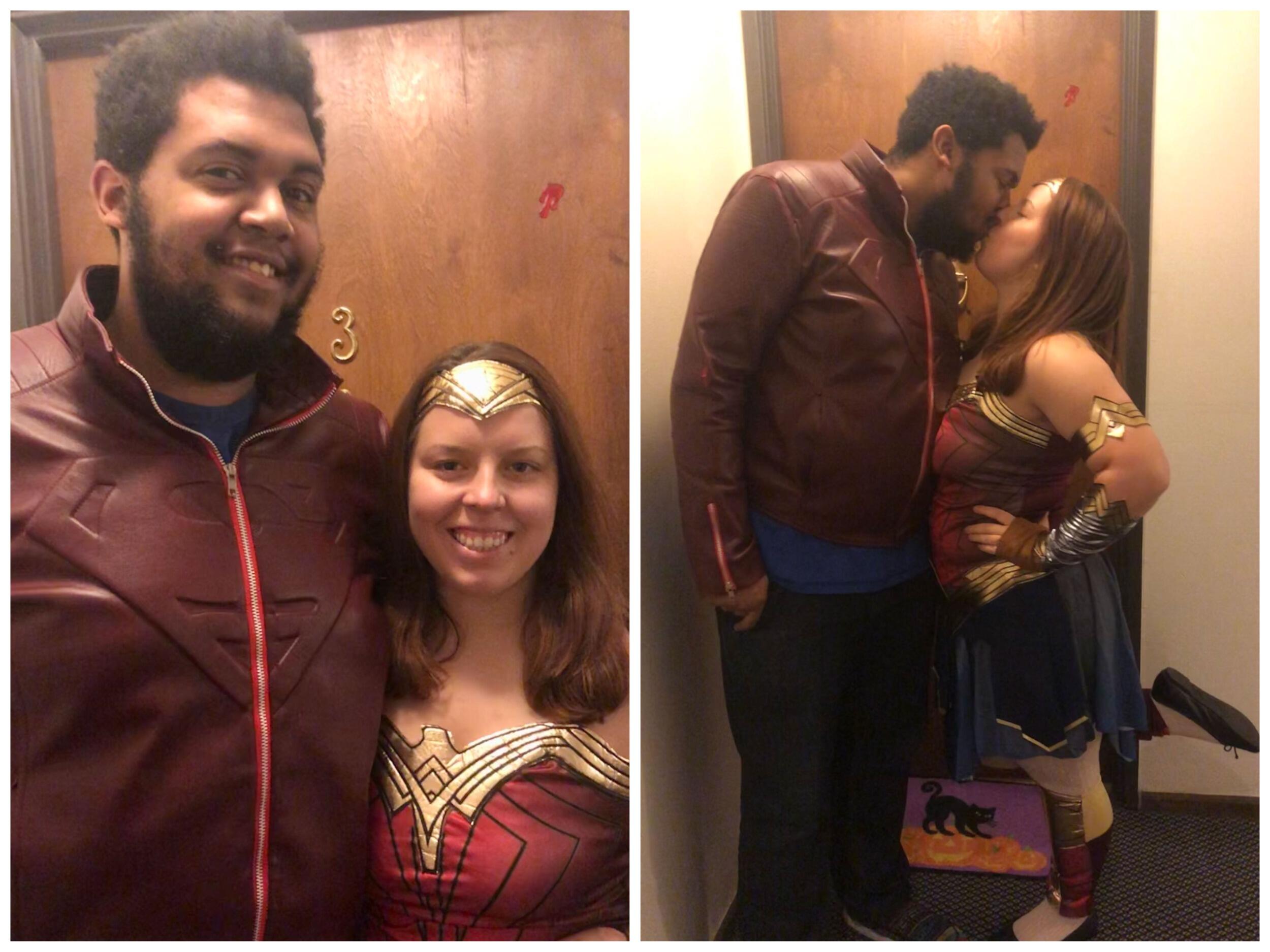 Fully embracing the Superman and Wonder Woman romance!