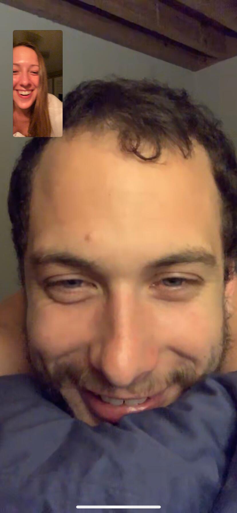 The first 6 months of our relationship was long distance - PTL for Facetime! Lots of long talks and giggles. 