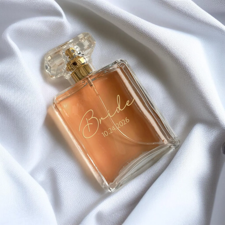 Custom engraved perfume bottle
