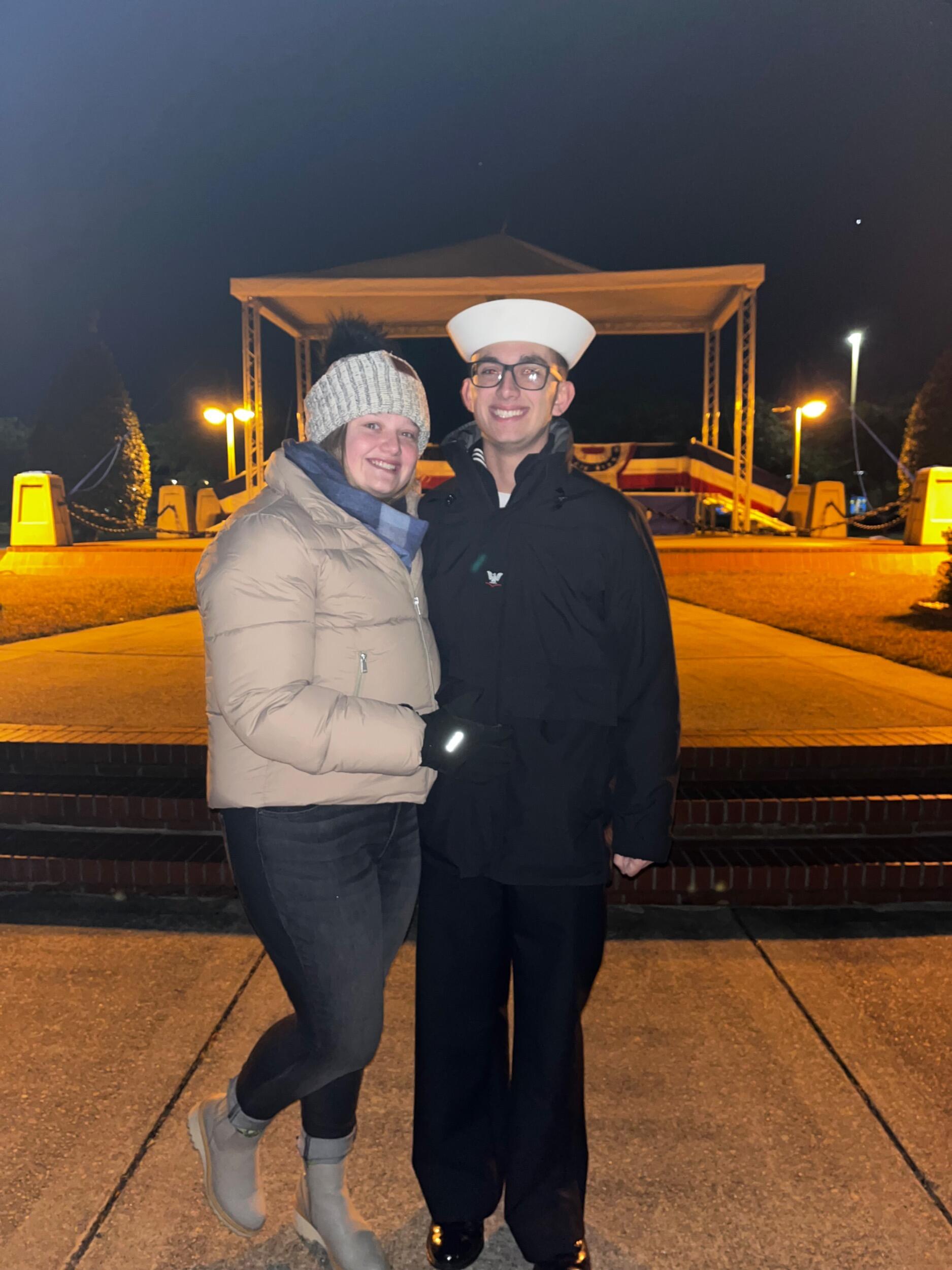 Another graduation for Maxwell. This picture taken at 6 in the morning in the freezing cold. Happy graduation Max!