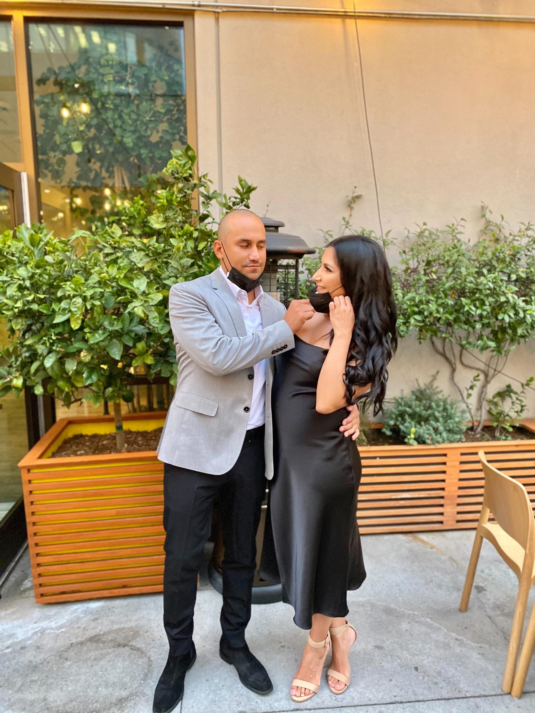 Through covid, quarantine, and irreplaceable loss, we survived 2020.

Here we are at our close friend's wedding in Los Angeles. I would learn that I was pregnant about two weeks later with our son, Luca. 