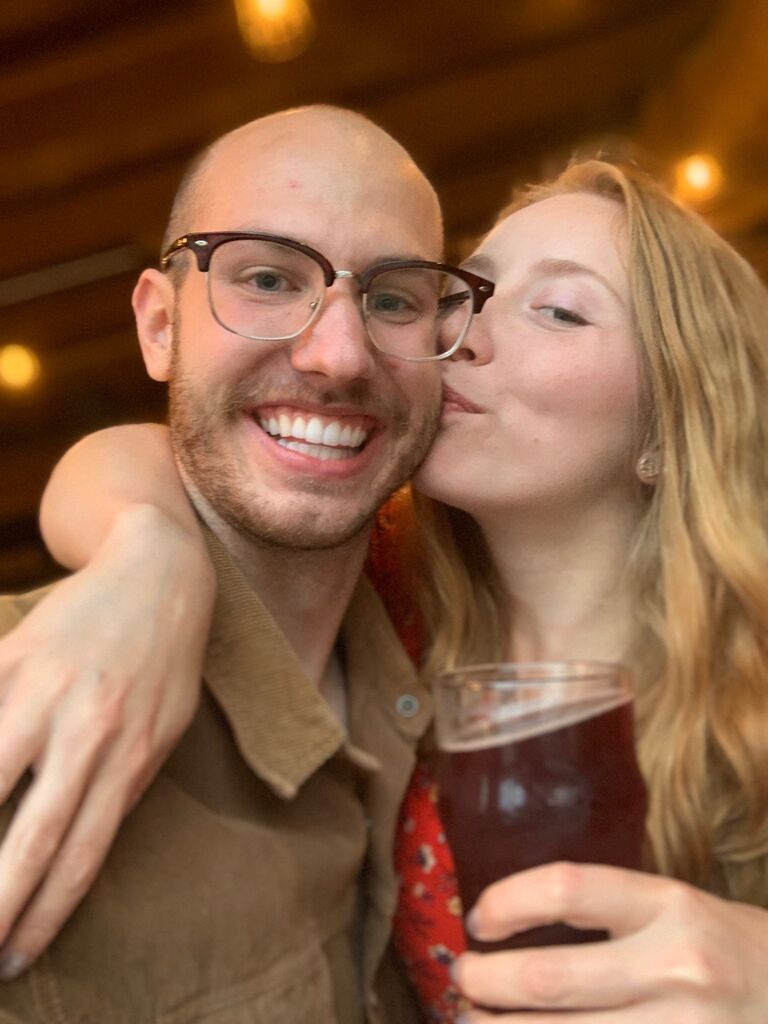But super liking each other came with a few challenges, namely: long distance dating. Emanuel moved to Ann Arbor to pursue his masters at U of M (GO BLUE) while Steph stayed in Providence to continue working with the theater and finding her next adventure. 