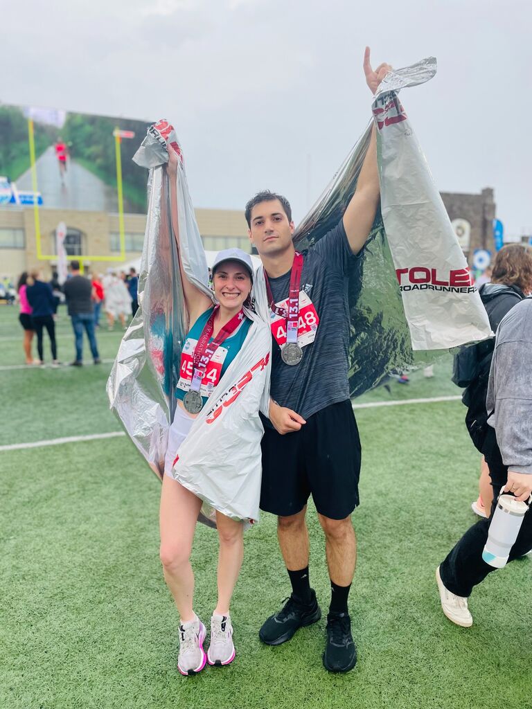 Another half marathon! Glass City in Toledo. 