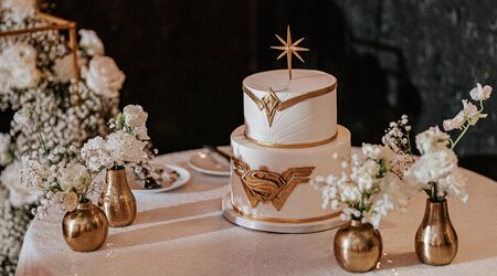 Wonder Woman Gold Cake Topper - Edible Perfections