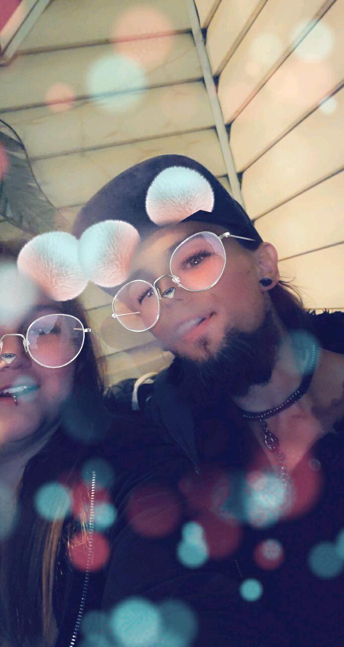 Just snap chat fun from the same night