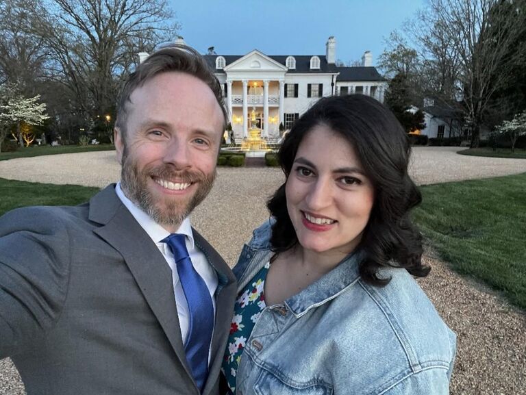 This is what we look like in Virginia! At our friends Brittany and Brennan's wedding