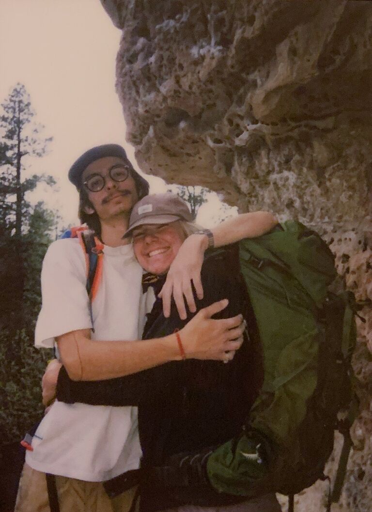 our first climbing trip together | Le Petit Verdon, Flagstaff