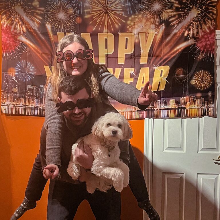 and ring in another new year, but this time as a family of 3.