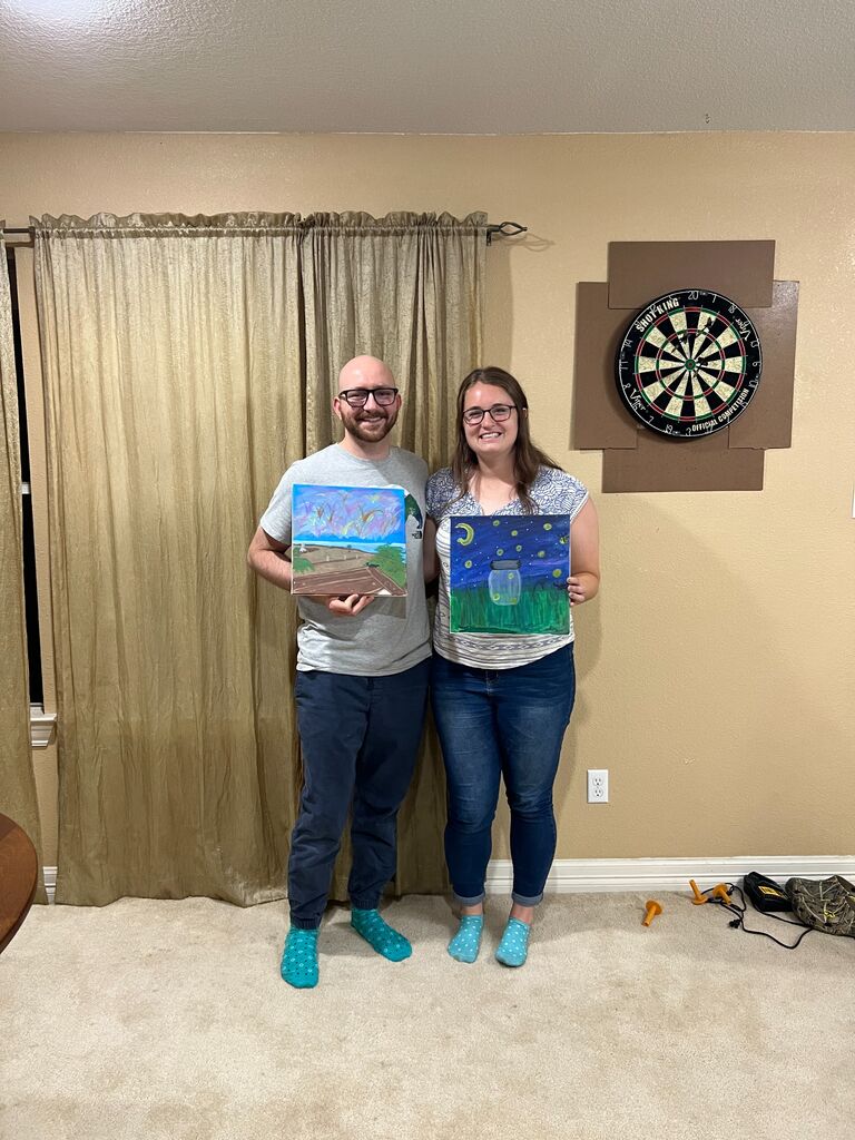 One of Kylie and Phillip's first dates at our friend Jonathan Howard's house. 