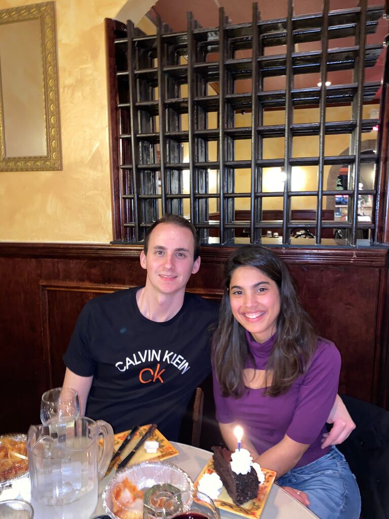This is the first time Rickie and I celebrated my birthday together, a couple days before everything shut down due to COVID-19.