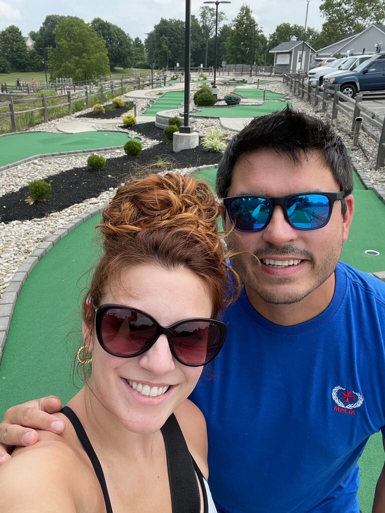 Put-put golf & the groom’s birthday! 