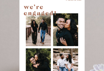 Engagement Announcement Cards—What to Know, Plus Ideas